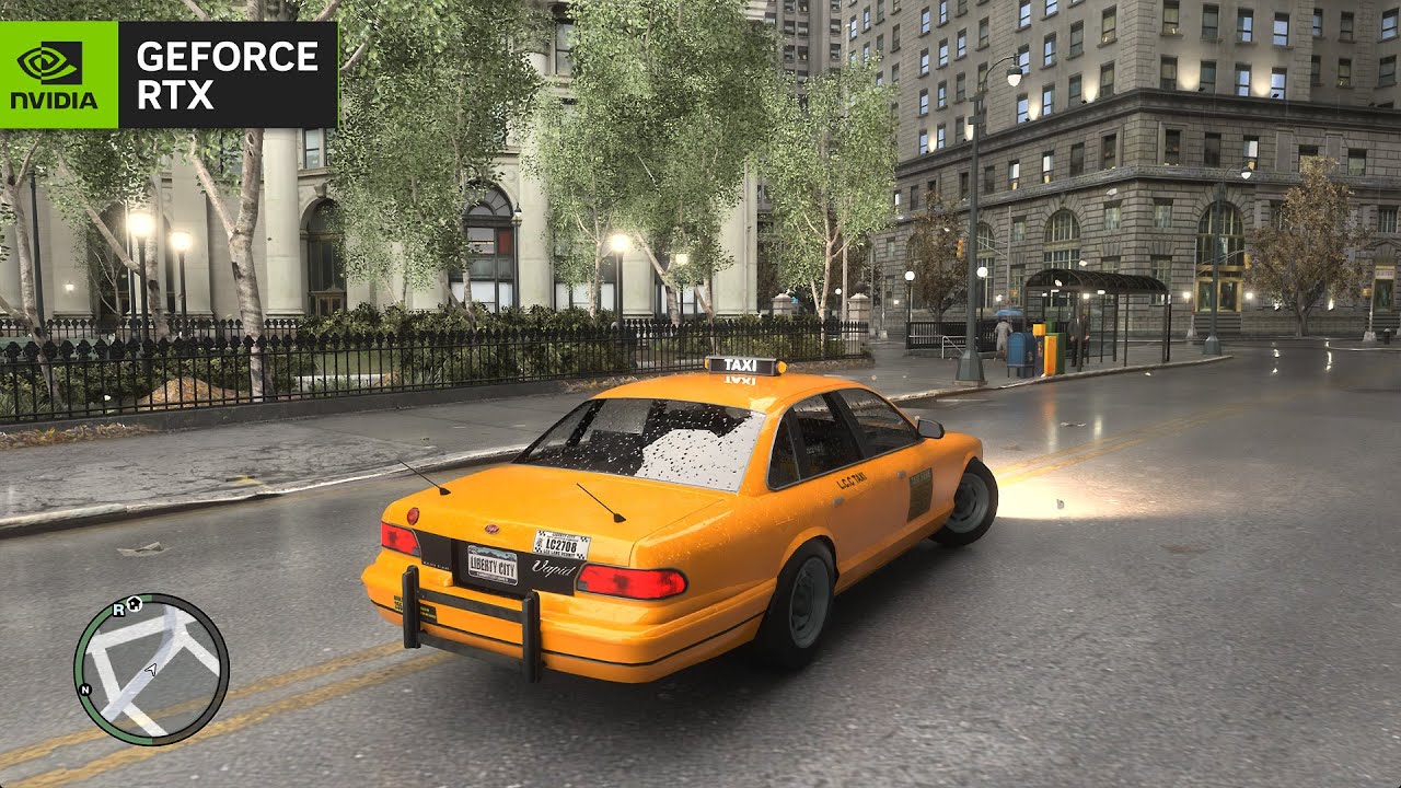 Exploring GTA IV Path Tracing RTX Remix Mod + HD Textures