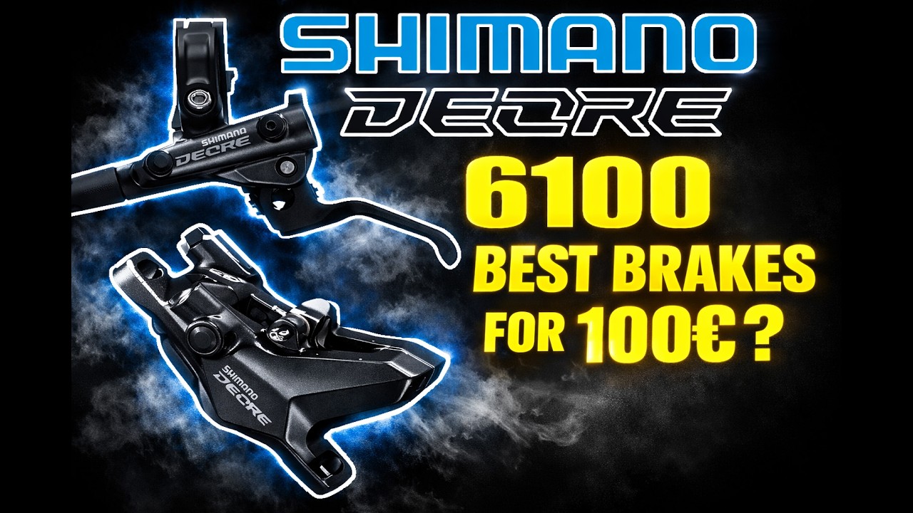 Shimano Deore BR-M6100 // Лучшие гидравлические тормоза для горного велосипеда за 100 евро ???