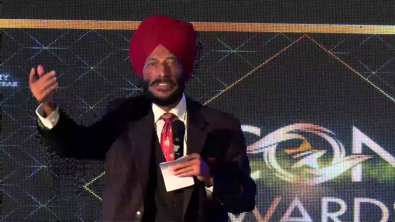 Milkha Singh Speech - Icon of the Year Awards Ceremony 2015