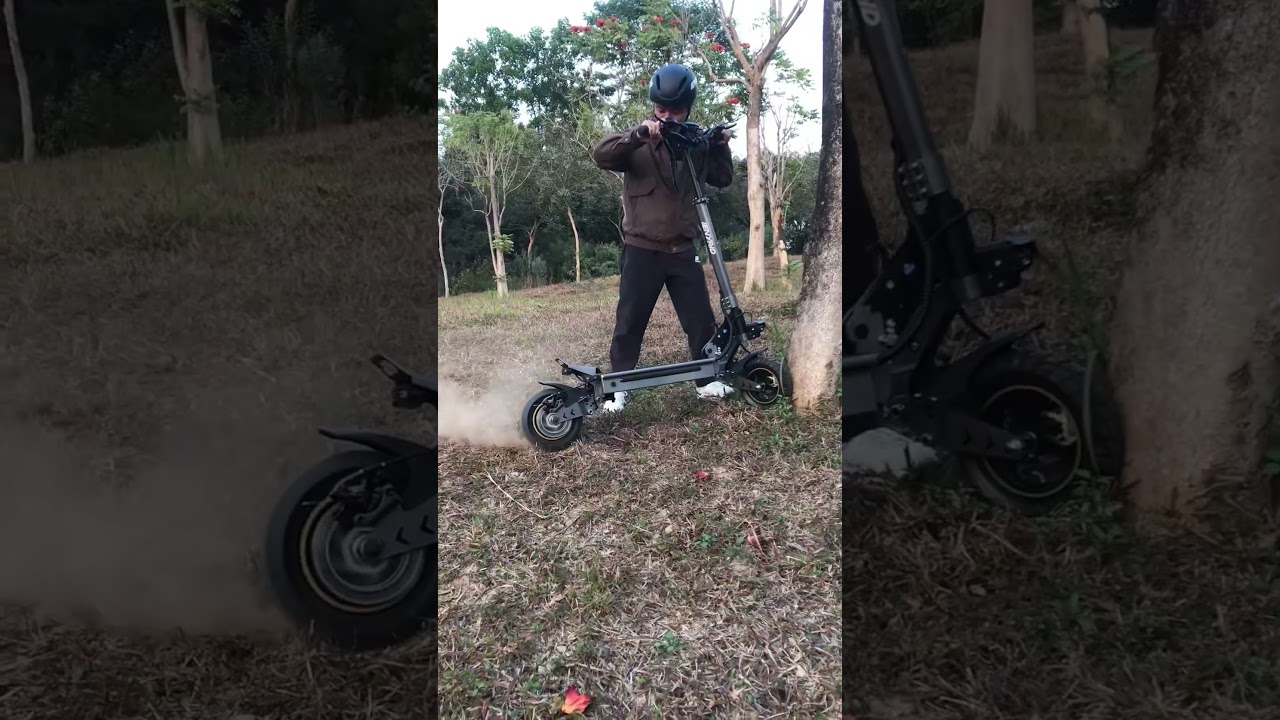 Epic Dust Cloud! This E-Scooter is POWERFUL! iENYRID S1 #escooter #powerful