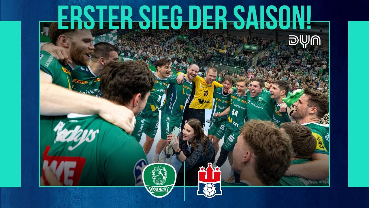 Highlights: SC DHfK Leipzig - Handball Sport Verein Hamburg (Saison 25/26) DAIKIN HBL | Dyn Handball