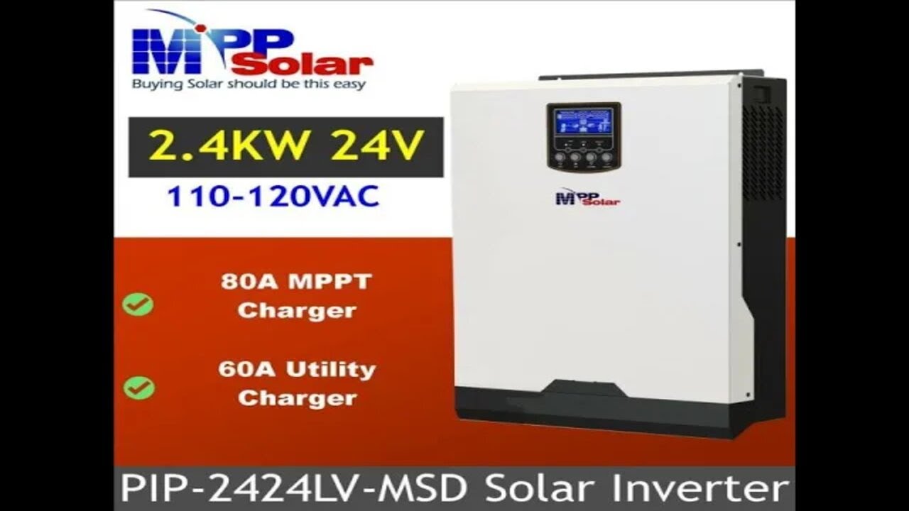 MPP Solar All in One Solar System Installation and Setup