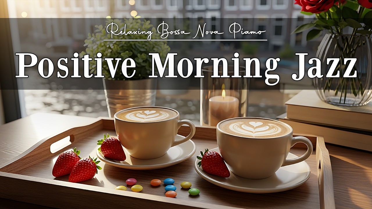 Positive Morning Jazz ☕ Soothing Bossa Nova Piano & Elegant Coffee Music for Focus