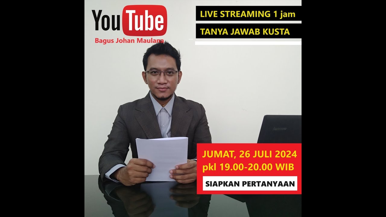 Live Streaming 🌱 Tanya Jawab Kusta #1
