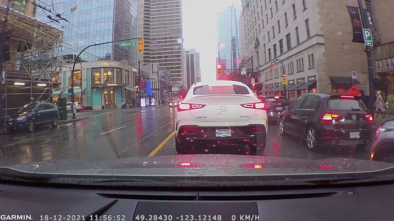 Driving to Vancouver Downtown