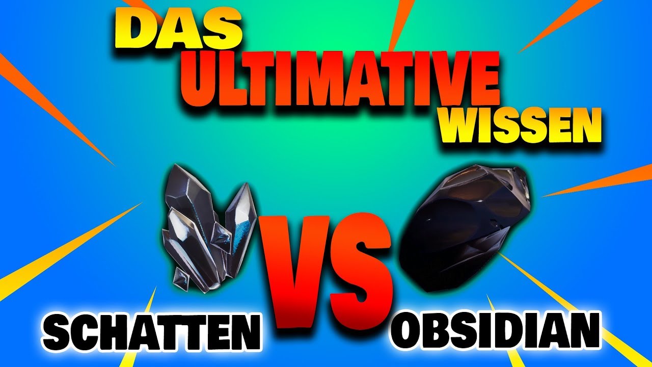 Schatten VS Obsidian - Wie entscheide ich richtig? | Fortnite Rette die Welt