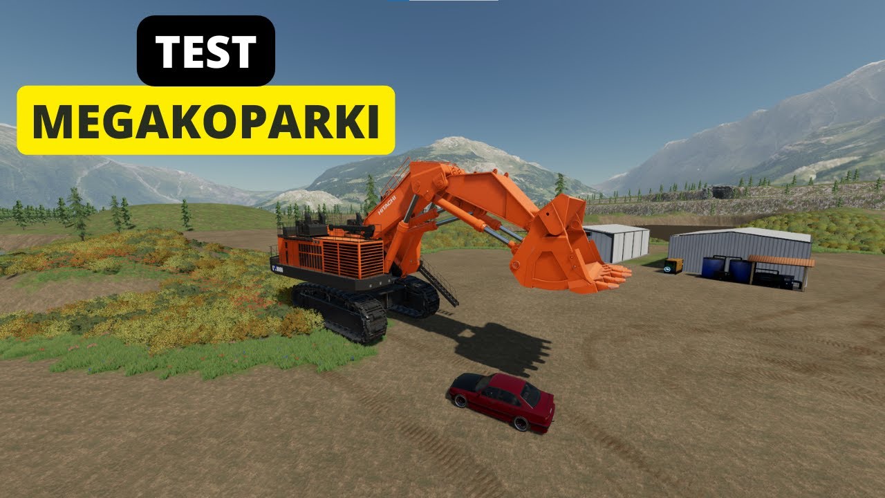 GIGANTYCZNA KOPARKA w Farming Simulator 22 | Test