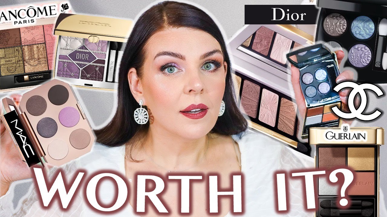 Тестируем праздничные палетки Dior, MAC и Chanel 2025!🌟 Стоят ли того эти праздничные палетки 202...