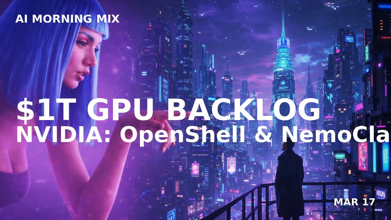🚨 $1T GPU Backlog, NVIDIA's Agent Toolkit & NemoClaw | AI News (Mar 17)