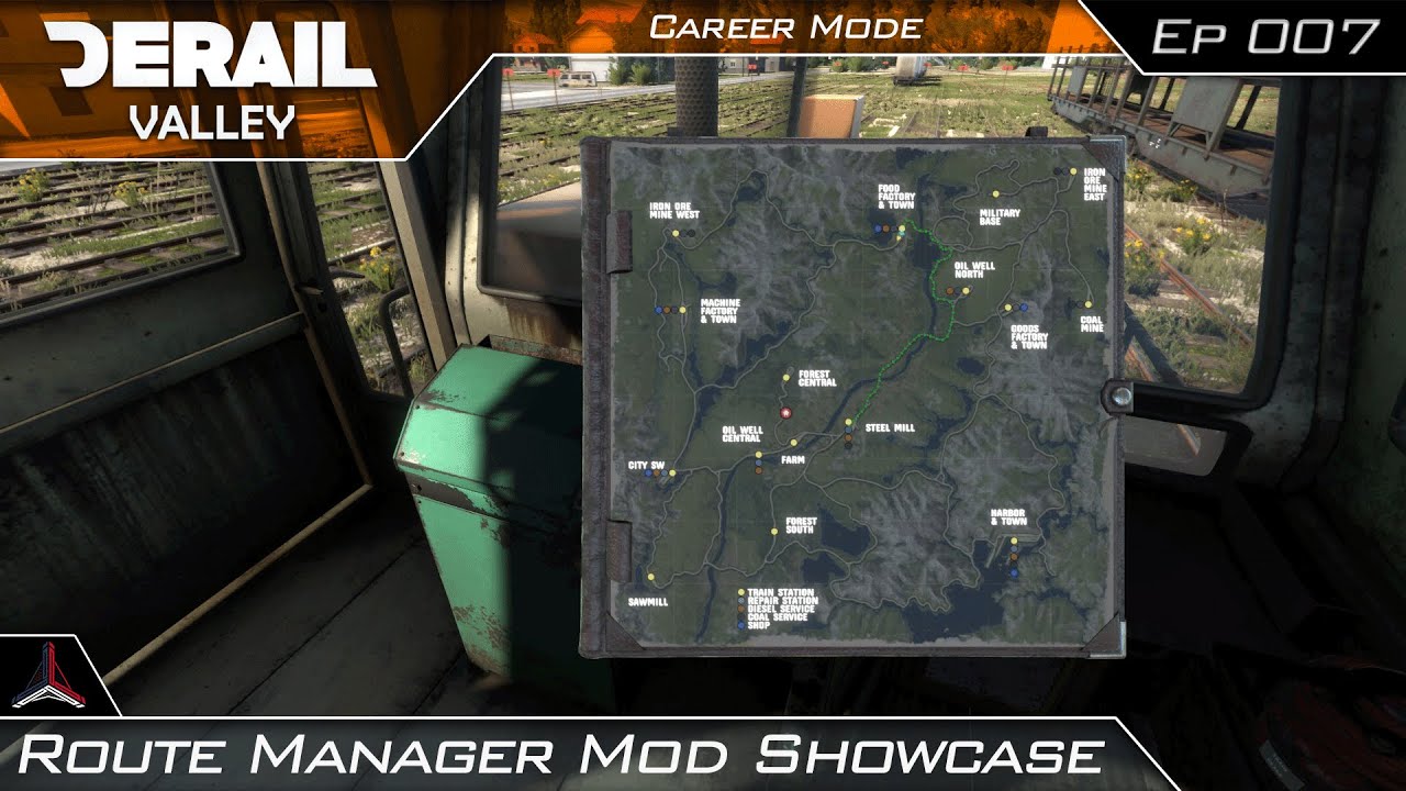 Derail Valley: Overhauled | Route Manager Mod Showcase | #007