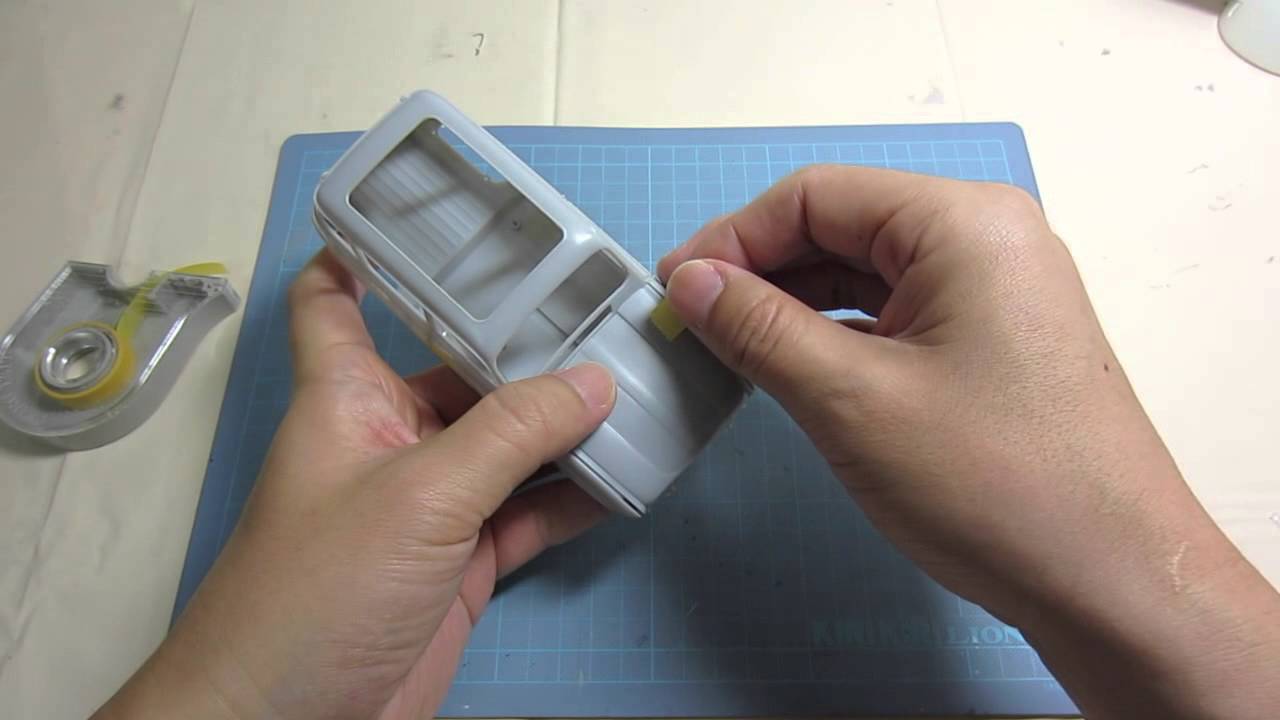 【車のプラモデル製作】エブロ　ルノー4L part2　EBBRO RENAULT 4L