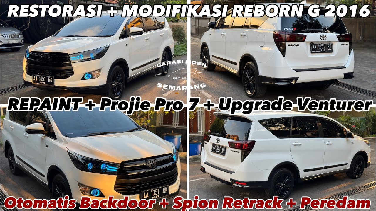 INNOVA REBORN MODIF ALA SULTAN 🔥 Repaint Pro7 Otomatis Backdoor Upgrade Venturer Om Fauzi Magelang