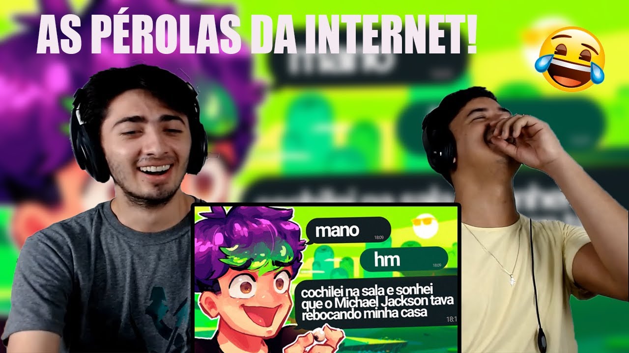 REACT - PÉROLAS DA NET KKKKKKKKKKKKKKKK (ft. Umild e Tiba) Scottonauta