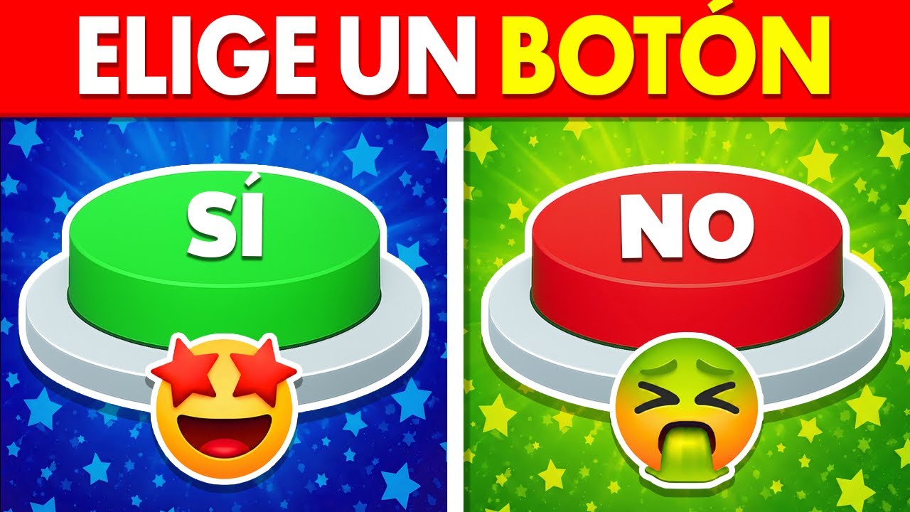 ¿SÍ o NO? 😱 | ✅ o ⛔ | Elige un BOTÓN 🔥 | 100 Preguntas