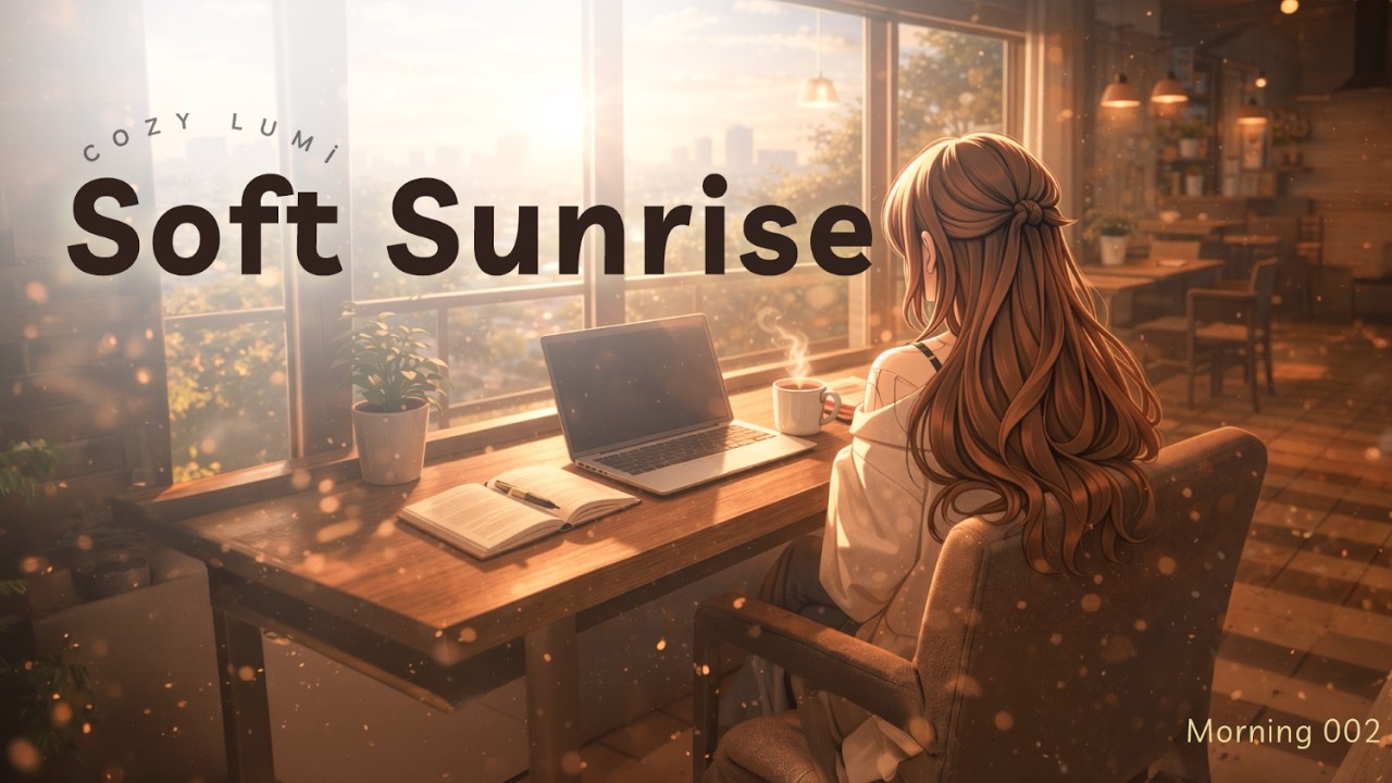 Cozy Lumi – Morning 002 | Soft Café Sunrise Focus Music | 1 Hour