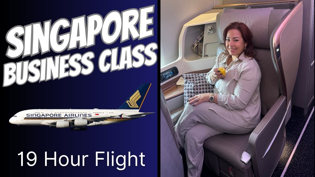 FLYING Singapore Airlines Business Class from NYC to SINGAPORE! BEST BUSINESS CLASS EVER.