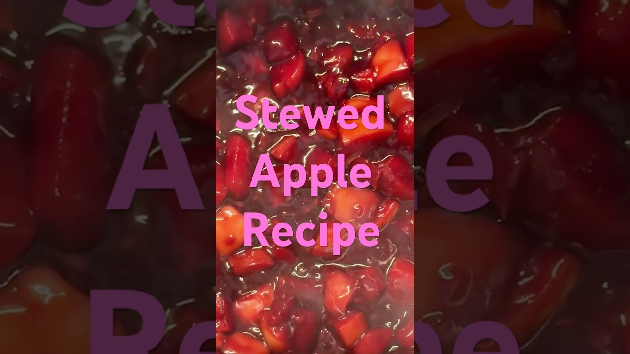 The best stewed apple recipe ever #recipe