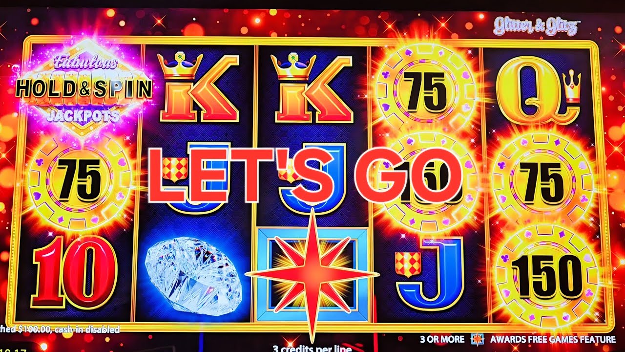 Fabulous Hold and Spins Jackpots: Glitter and Glitz, Come one Come All and Bull Rush Stampede.