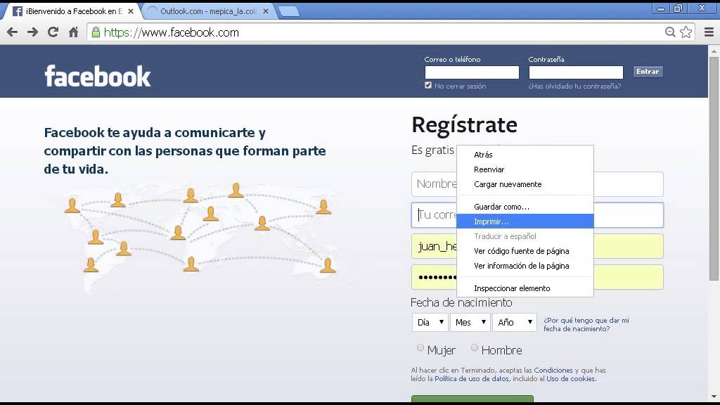 como hacer un facebook (actualizad)