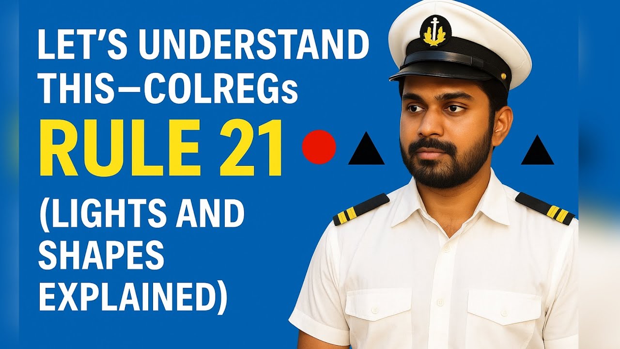 COLREGs Rule 21 &ndash; ⚓🚢 🧭 Lights & Shapes Definitions | Complete Explanation for Seafarers