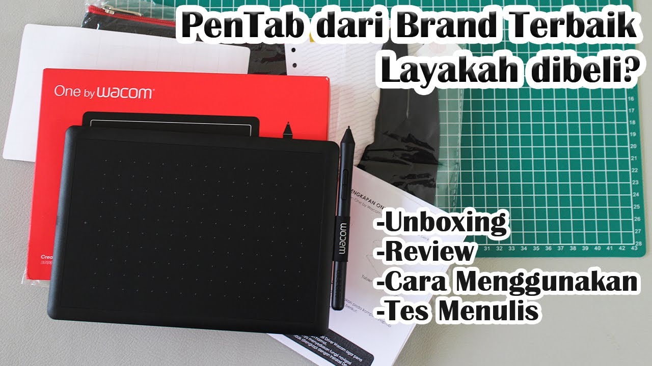 Unboxing, Review & Cara Menggunakan Pen Tablet Wacom One CTL - 472