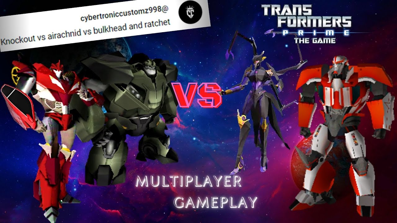 Knockout Vs Airachnid ,Bulkhead ,Ratchet | Transformers Prime The Game (Brawl Tournament Pt.409)
