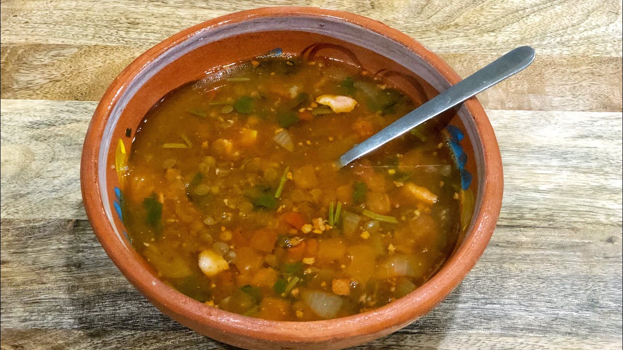 LENTEJAS A LA MEXICANA  RECETA FÁCIL