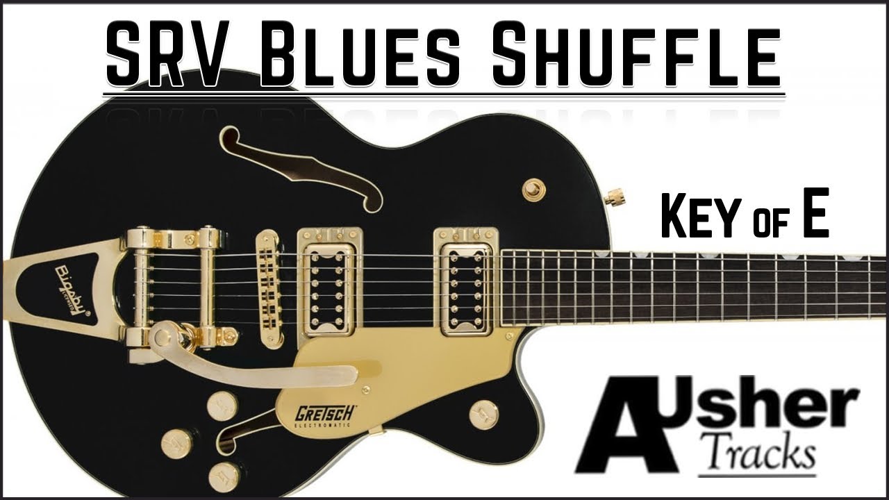 SRV + Albert King Style Blues Shuffle in E | Guitar Backing Track