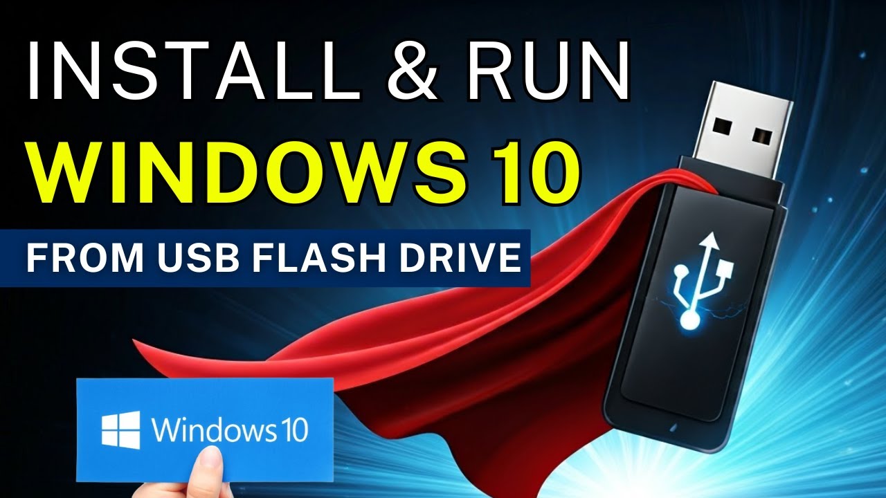 Запустите Windows 10 с USB-накопителя &mdash; жесткий диск не требуется