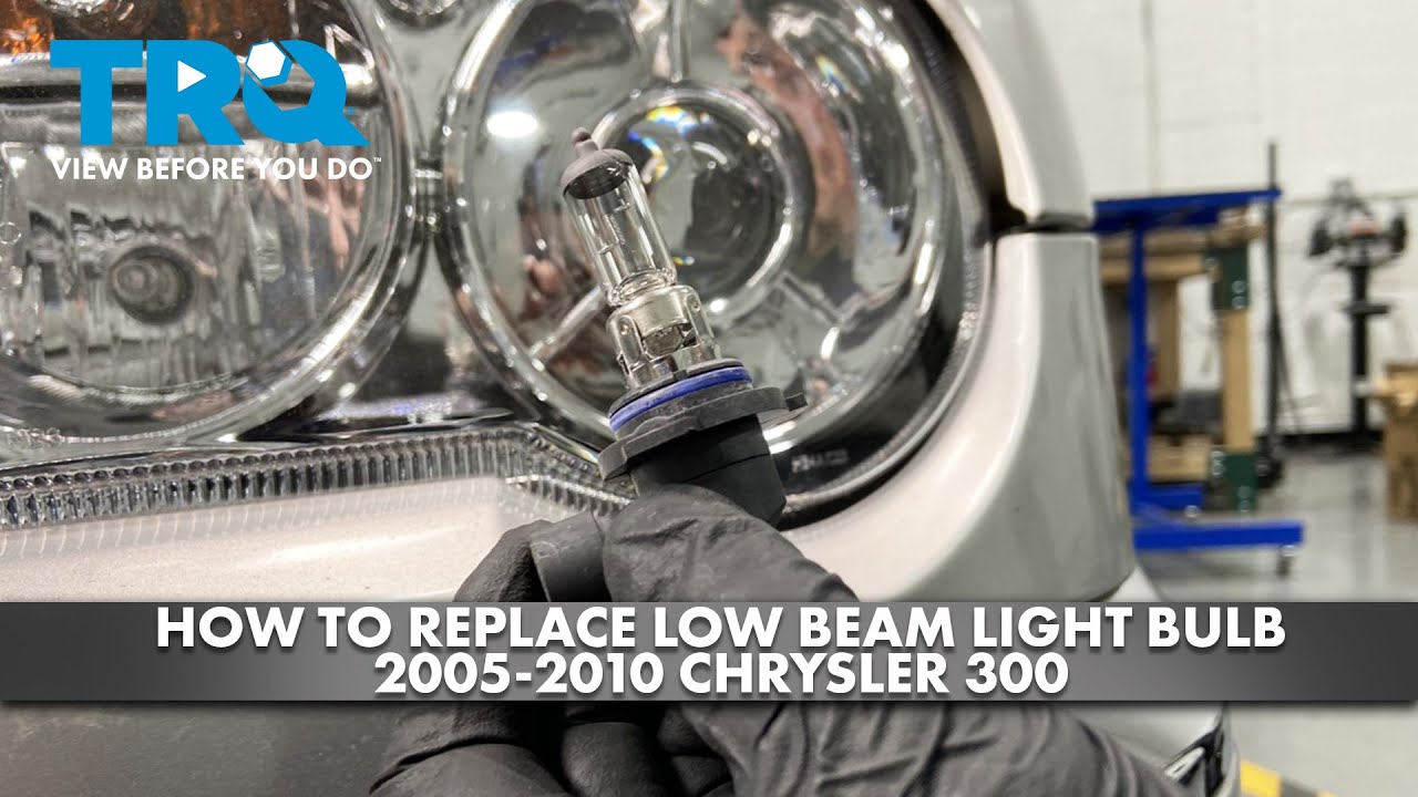 How to Replace Low Beam Light Bulb 2005-2010 Chrysler 300