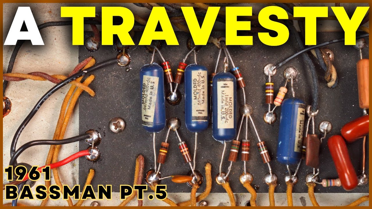 Righting MANY Wrongs... | 1961 Fender Bassman 6G6 Amp Repair - Pt. 5