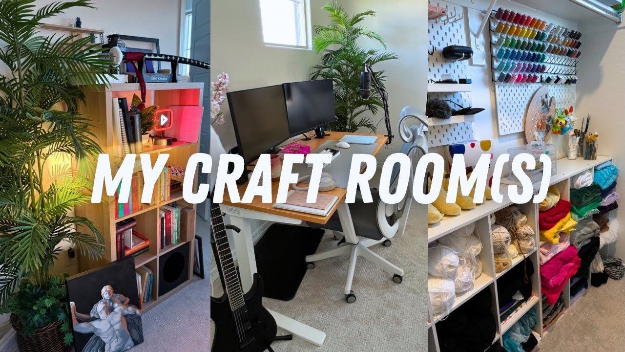 craft room(s) tour! | my creative space