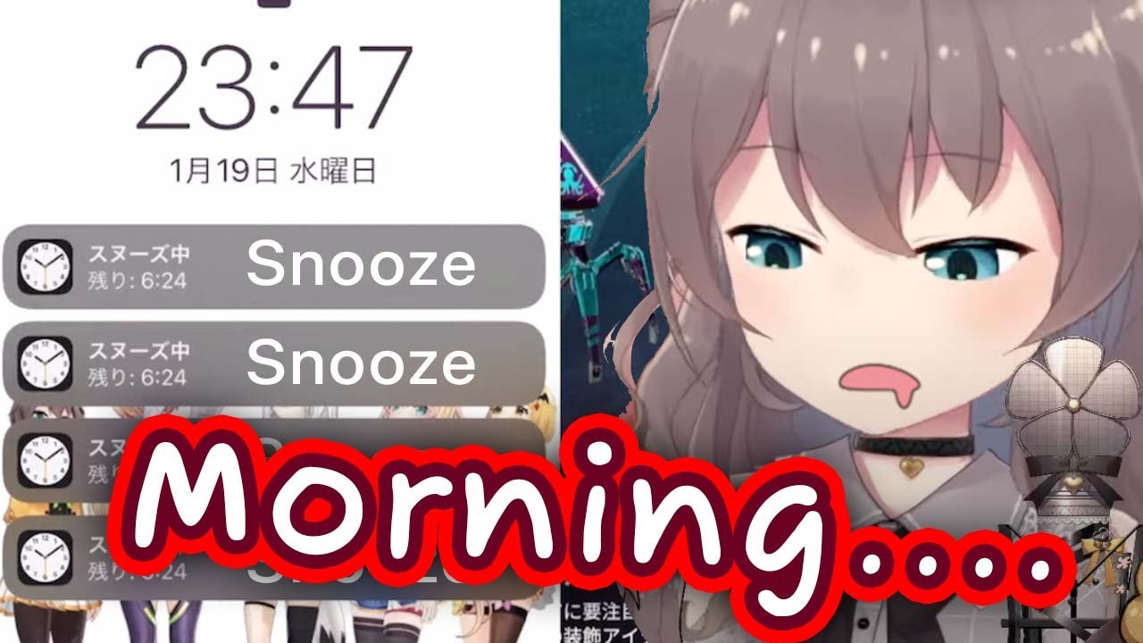 Matsuri's Raspy Sleepy Voice Sounds Way Too Cute 【ENG Sub/Hololive】