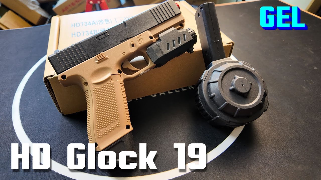 [ปืนเจล] HD Glock 19 - งานจริงสวยมาก!!