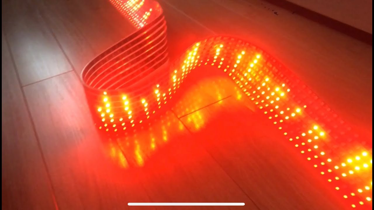 Светодиодная лента бегущий огонь 2812b, RGB, ip65, 60 led/m