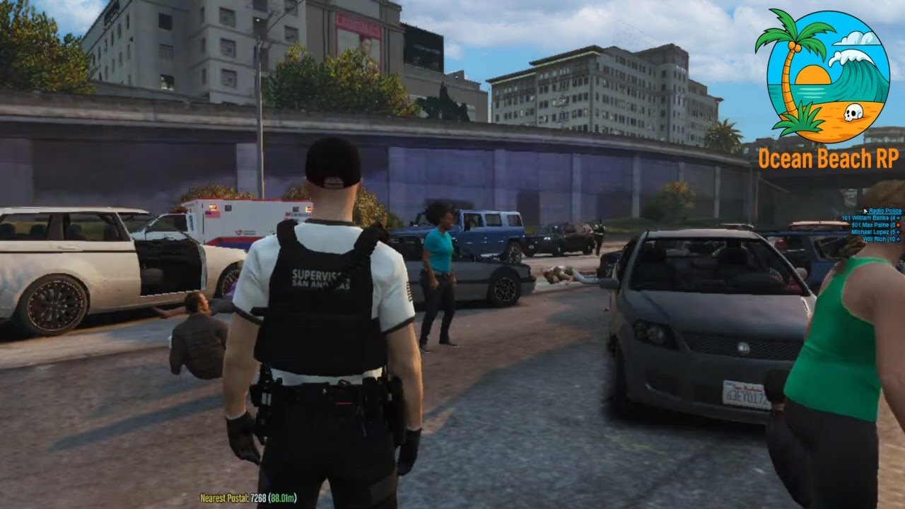 Ocean Beach RP🔴| SAST Undercover Police Semi Realistic Statewide RP