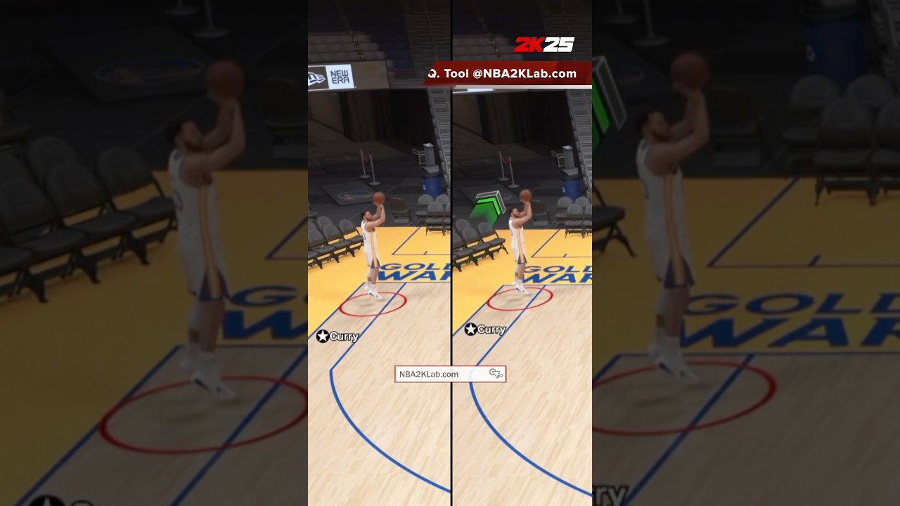 NBA 2K25 Shooting Tips & How to Green More Shots with Shot Meter Off vs On #nba2k25 #2k25