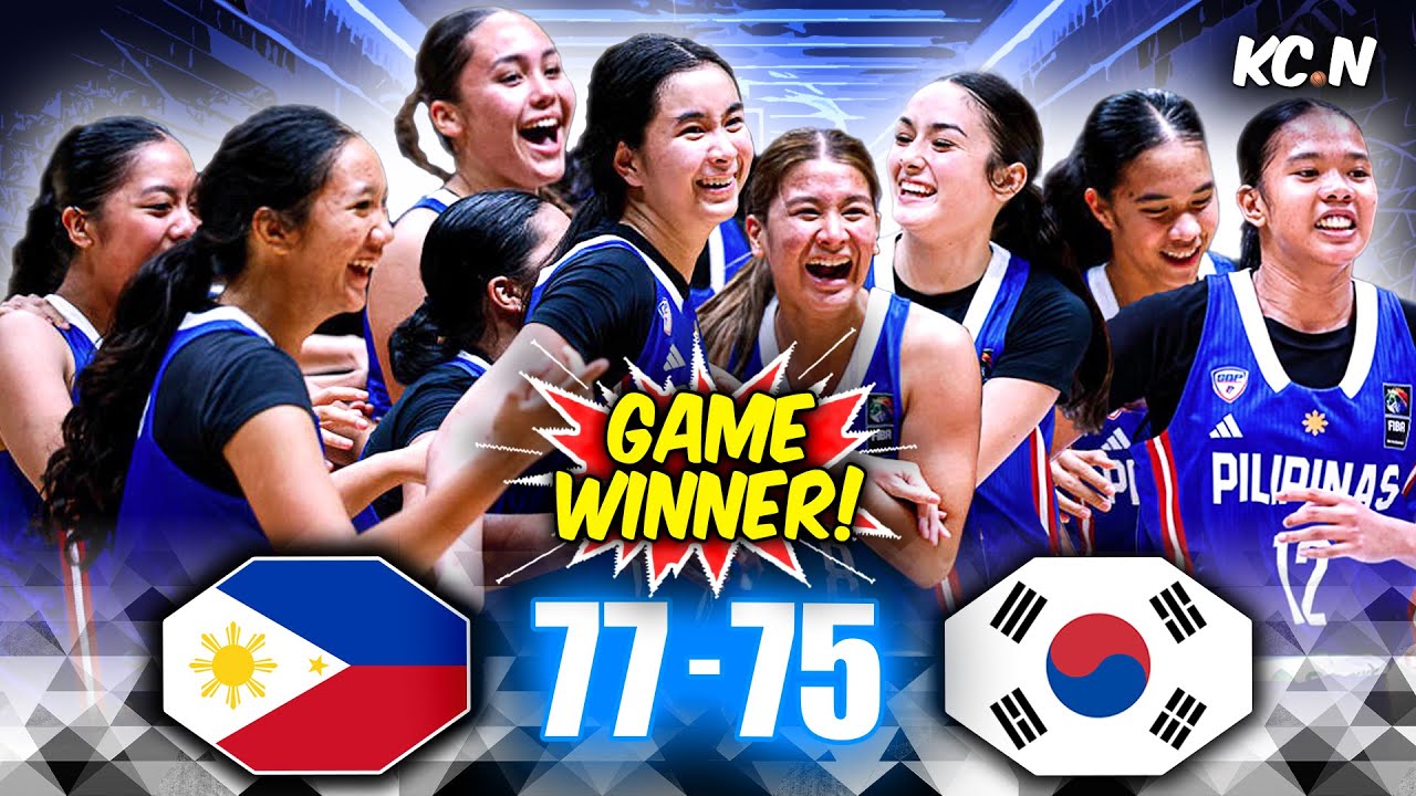 WILD Last Quarter! Gilas U16 vs Korea, FIBA U16 Women's Asia Cup