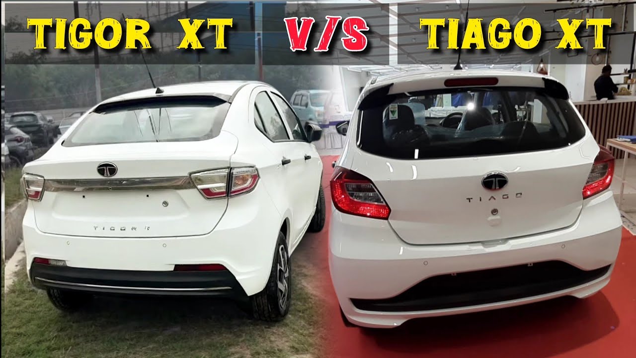 ₹ 7 लाख 🤑🫰 में Tata Tiago Xt Vs Tata Tigor Xt 2025 .