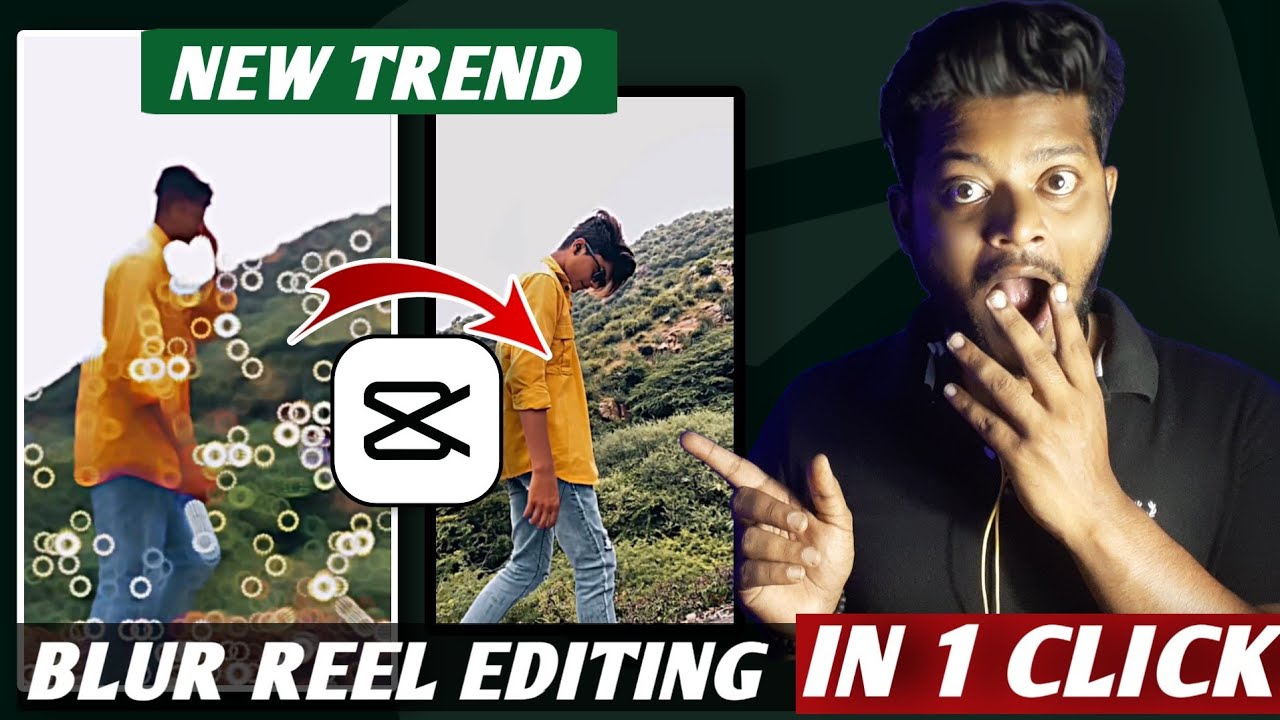 Instagram trending blur effect reel editing tutorial | lens blur Bokeh blur reel videos kaise banaye