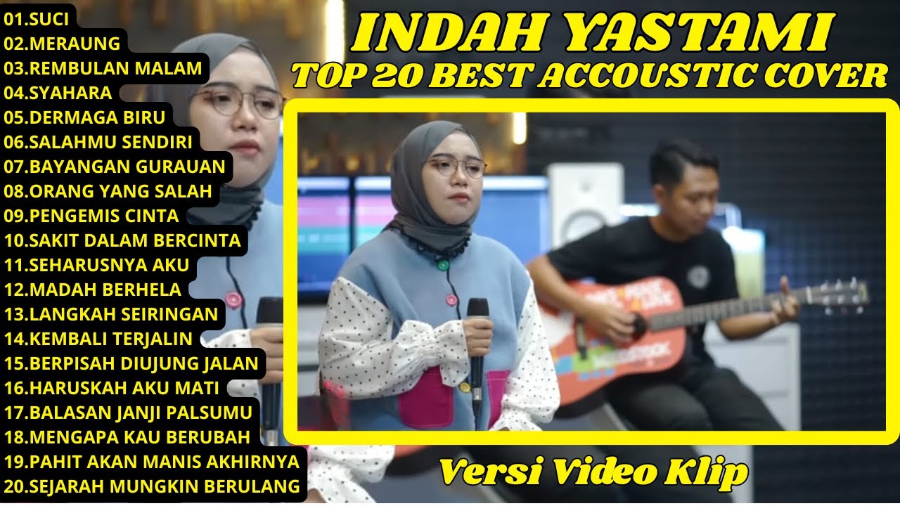 SUCI, MERAUNG, REMBULAN MALAM - INDAH YASTAMI COVER FULL ALBUM || LAGU MELAYU BIKIN BAPER