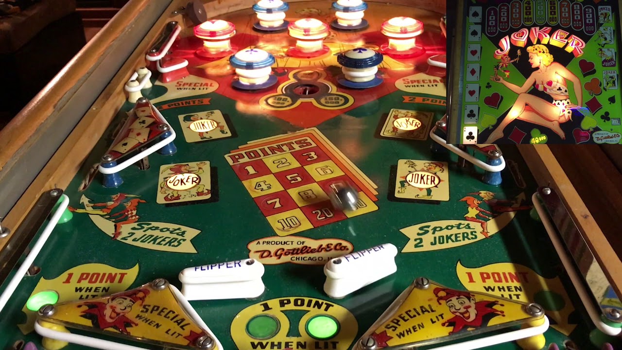 Pinball Geekery #1 - Joker (Gottlieb 1950) Woodrail pinball machine tutorial