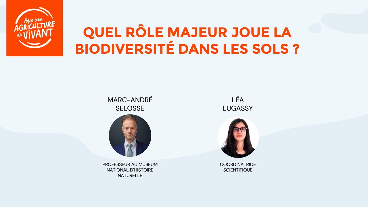 La biodiversit&eacute; des sols, une immersion au coeur du vivant ! Intervention de Marc-Andr&eacute; SELOSSE
