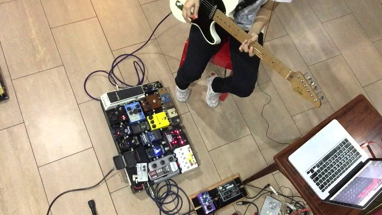 Pedalboard through the Ethos Clean Amp
