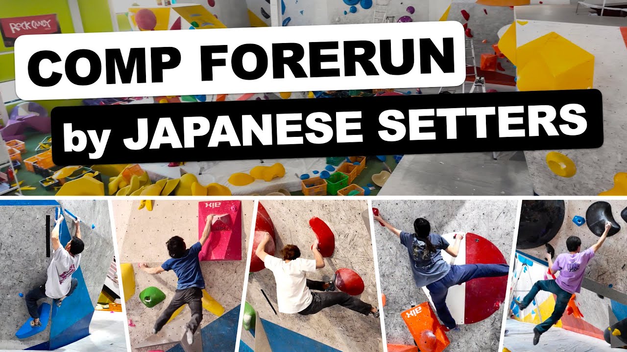 Incredible Forerun Performance by Japan's Pro Setters for a Bouldering Competition (Pt 2)