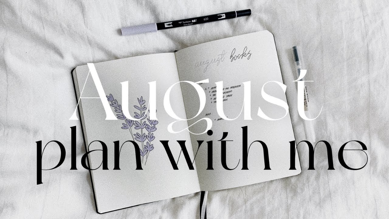 AUGUST PLAN WITH ME 2021 // I'M BACK! Why I'm bullet journaling again!