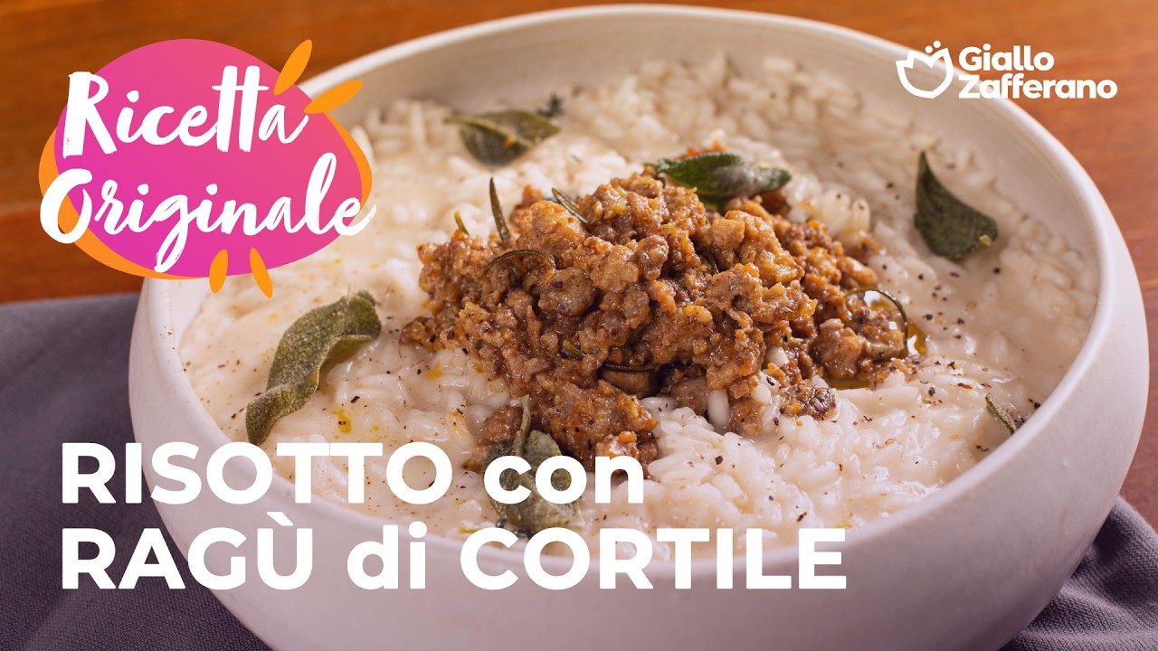 RISOTTO con RAGÙ di CORTILE🍴🤍