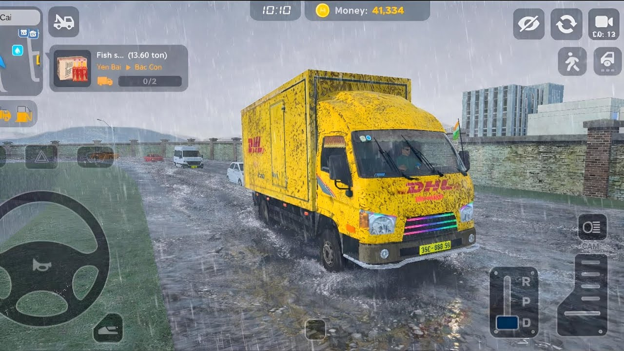🚛 Mini Truck Simulator Vietnam Gameplay ✅ Amazing Graphics 🏕️ Delivering Fish #8