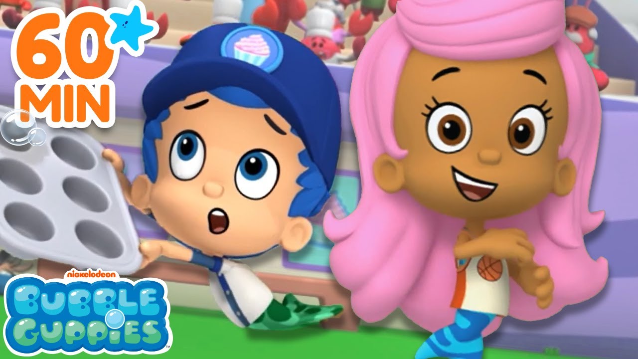 Play Sports with Bubble Guppies! 🏀 60 Minute Compilation | Bubble Guppies