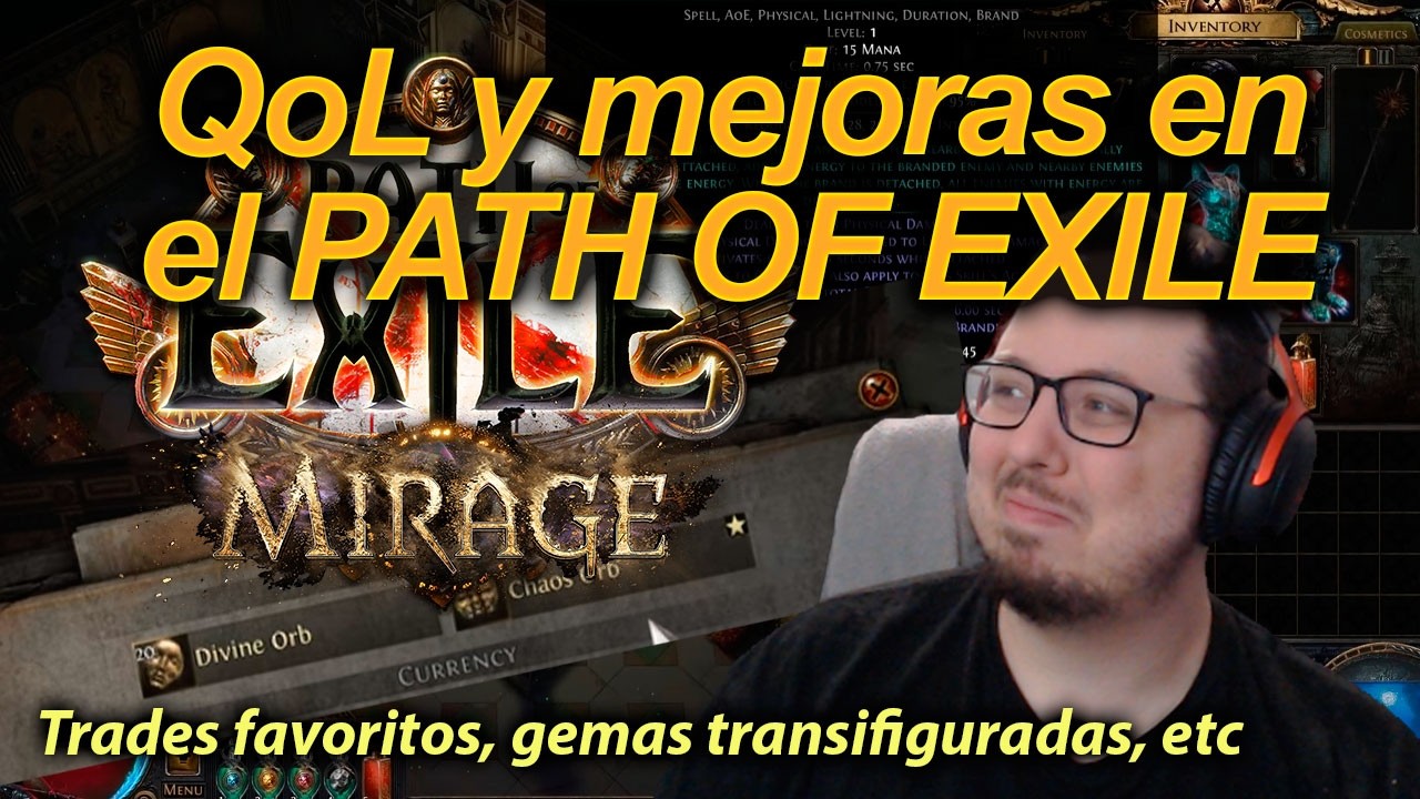 ¡NOVEDADES PRE-LIGA! Mejoras al trade, laberinto y más - PATH OF EXILE MIRAGE